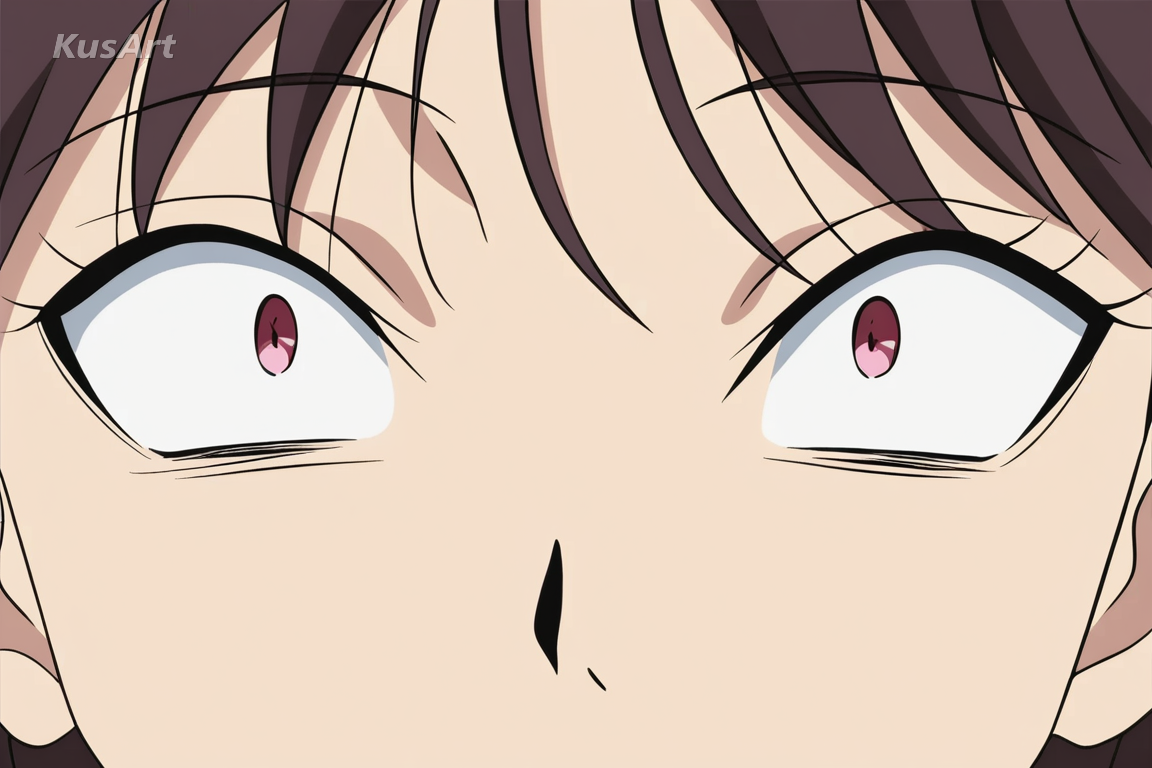 1girl, large expressive anime eyes, clean line art drawing, modern anime style, sharp linework, high quality, masterpiece