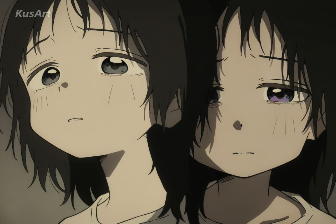 1girl, sad aesthetic moodboard portrait, melancholic realism, muted color grading, soft diffused light, introspective pose, high quality, masterpiece