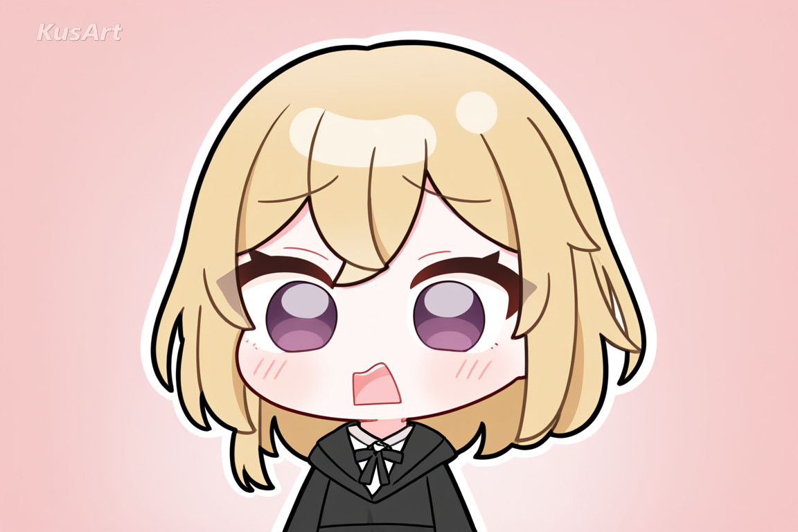 chibi character, big head small body proportions, squishy cute chibi design, exaggerated expression, kawaii sticker style, high quality, masterpiece