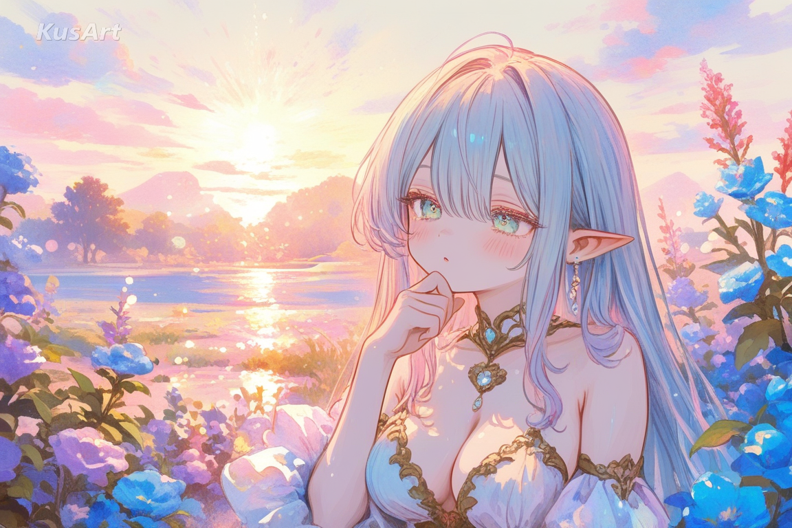 1girl, dreamlike original character, pastel fantasy art, whimsical fantasy artwork, soft pastel detail, enchanted mood, high quality, masterpiece