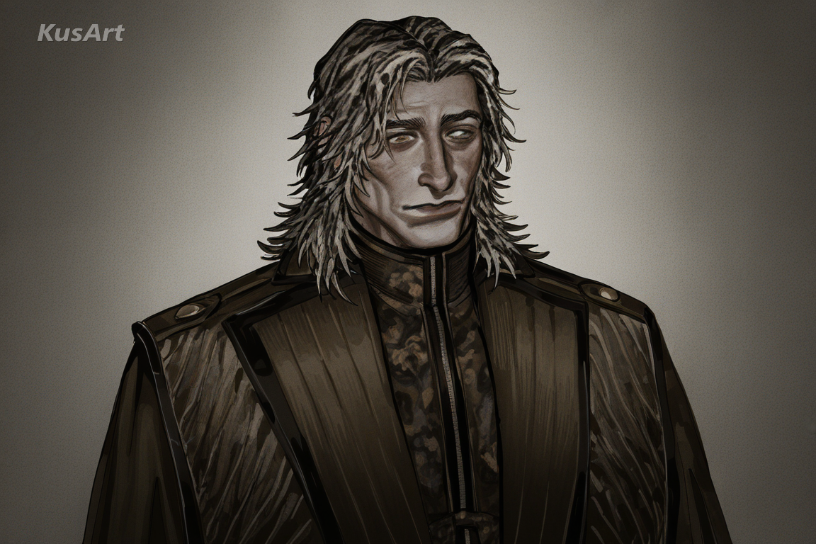 1man, grit realism art, muted earthy color palette, desaturated tones, weathered leather clothing, realistic drawing, natural lighting, high quality, masterpiece