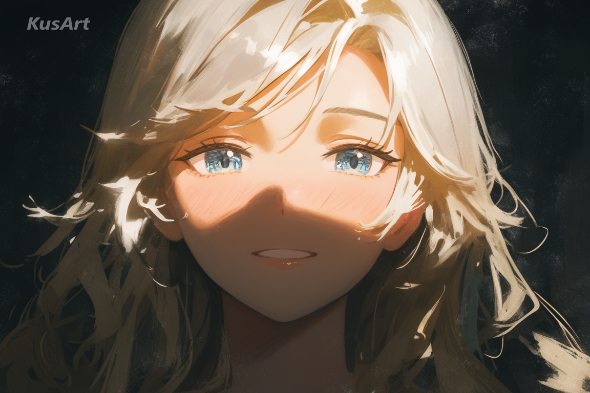 1girl, emotional original character portrait, cinematic photography inspired glow, warm rim light, painterly, high quality, masterpiece