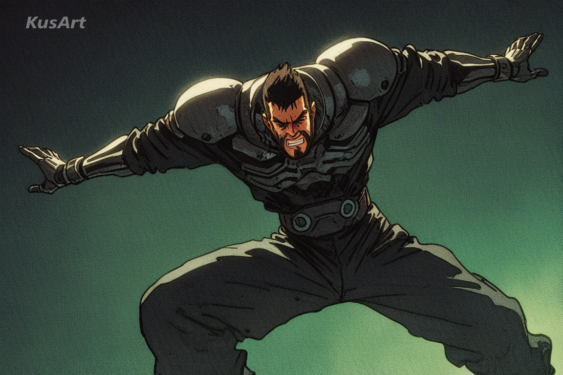 1boy, shonen boldness style, action-charged pose, dynamic motion, shonen anime, high quality, masterpiece
