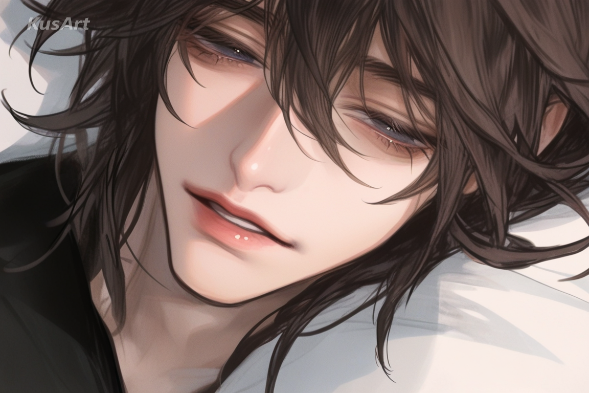 1boy, subtle facial expression, sincere emotion, semi-realistic male portrait, narrative character art, soft shading, detailed eyes, high quality, masterpiece