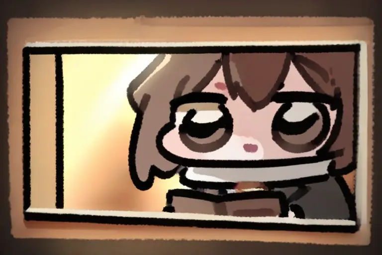 AI Generated Chibi Scene