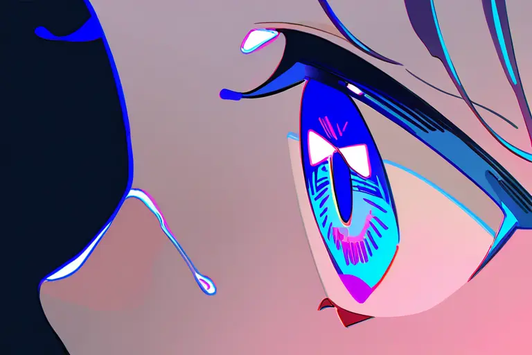 1girl, extreme glossy skin highlights, wet-look hair reflections, polished metallic accessories, bright specular lighting, close-up face portrait, luminous eyes, anime style, high detail, dark background