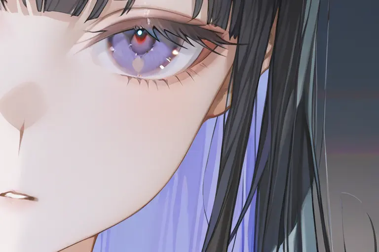 1girl, close-up face, whisper-thin line art, soft delicate style, feathery strokes, gentle pencil quality, minimal lines, pastel shading, tender anime portrait