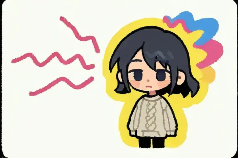 AI Generated Rough Outline Cartoon