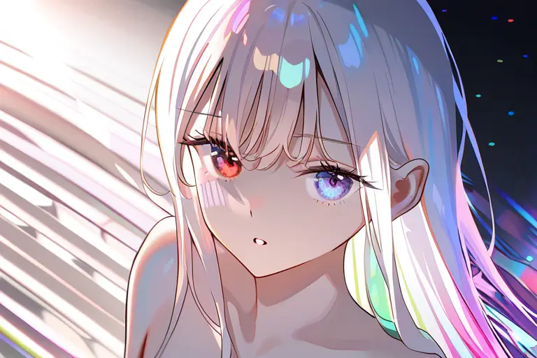 AI Generated Prismatic Light Anime