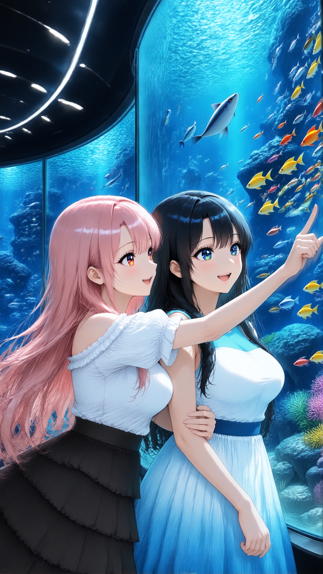 ねぇ、あの魚綺麗じゃない✨？