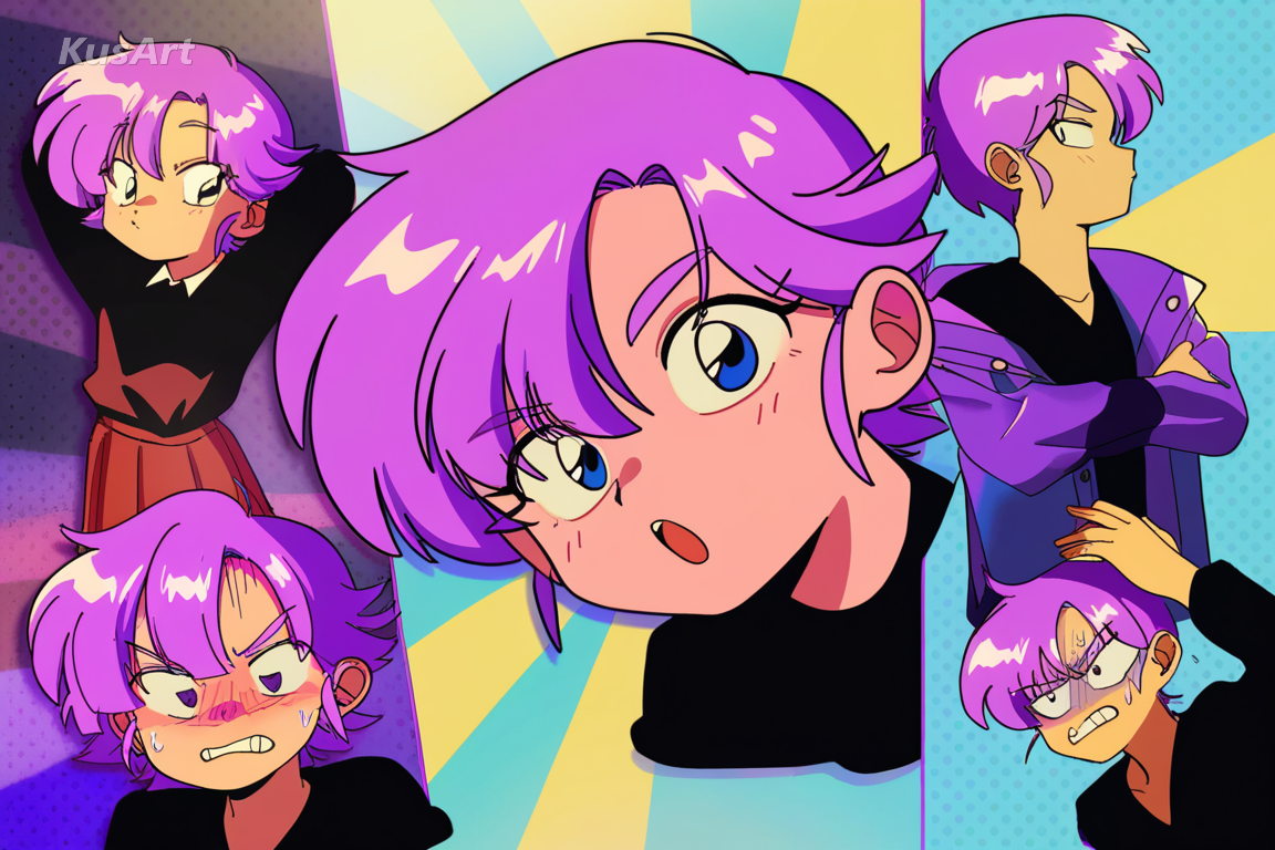 AI Generated Anime Rétro des Années 90
