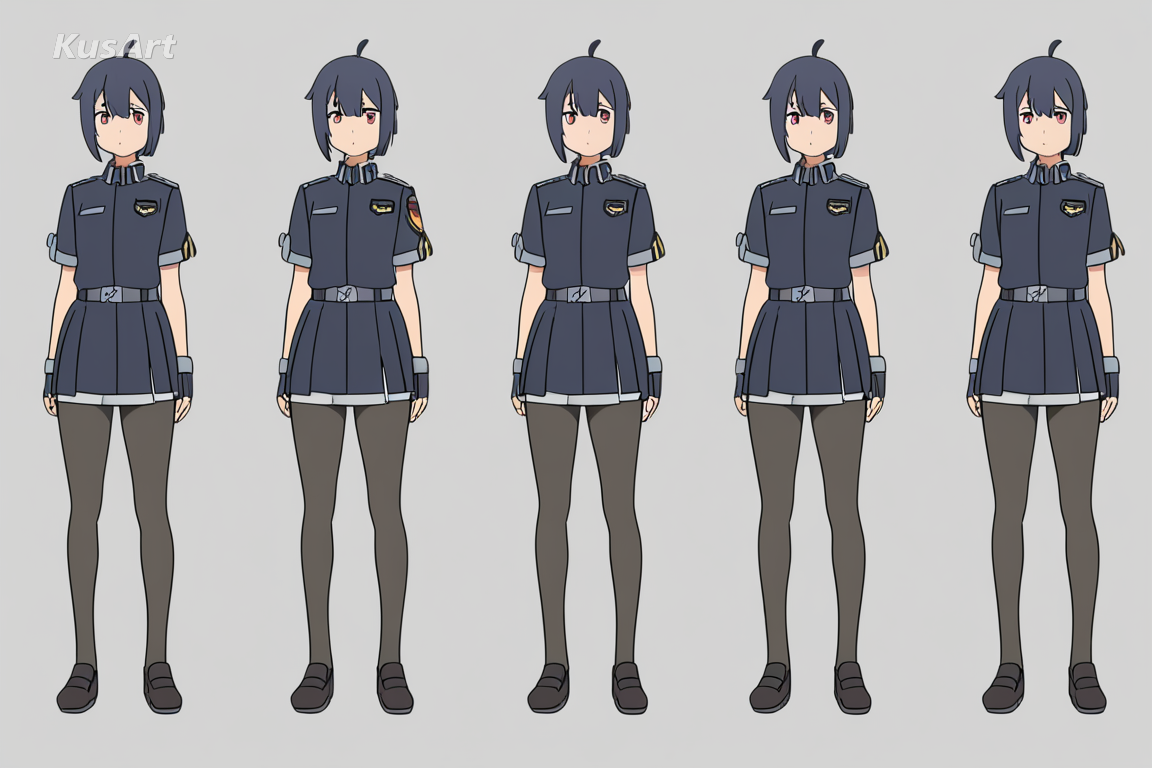 commission reference sheet, full body character, reproducible flat colours, uniform lineart, plain background, high quality, masterpiece