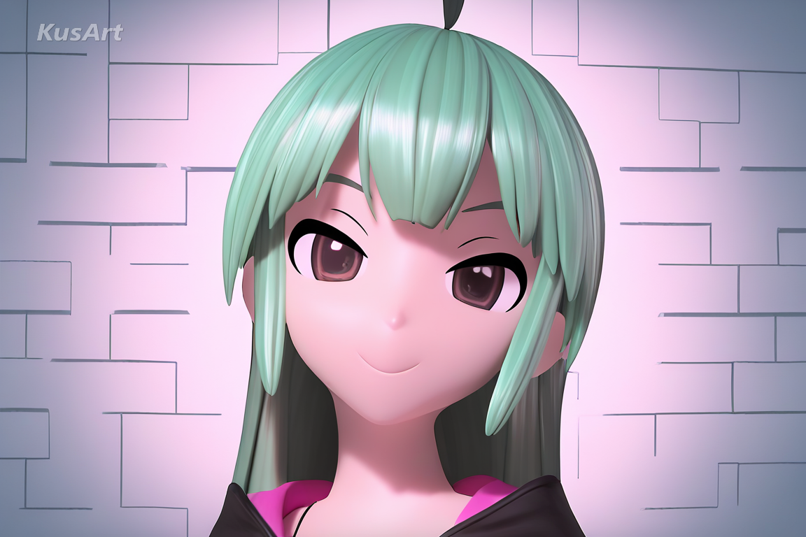 AI Generated Rendu 3D MMD