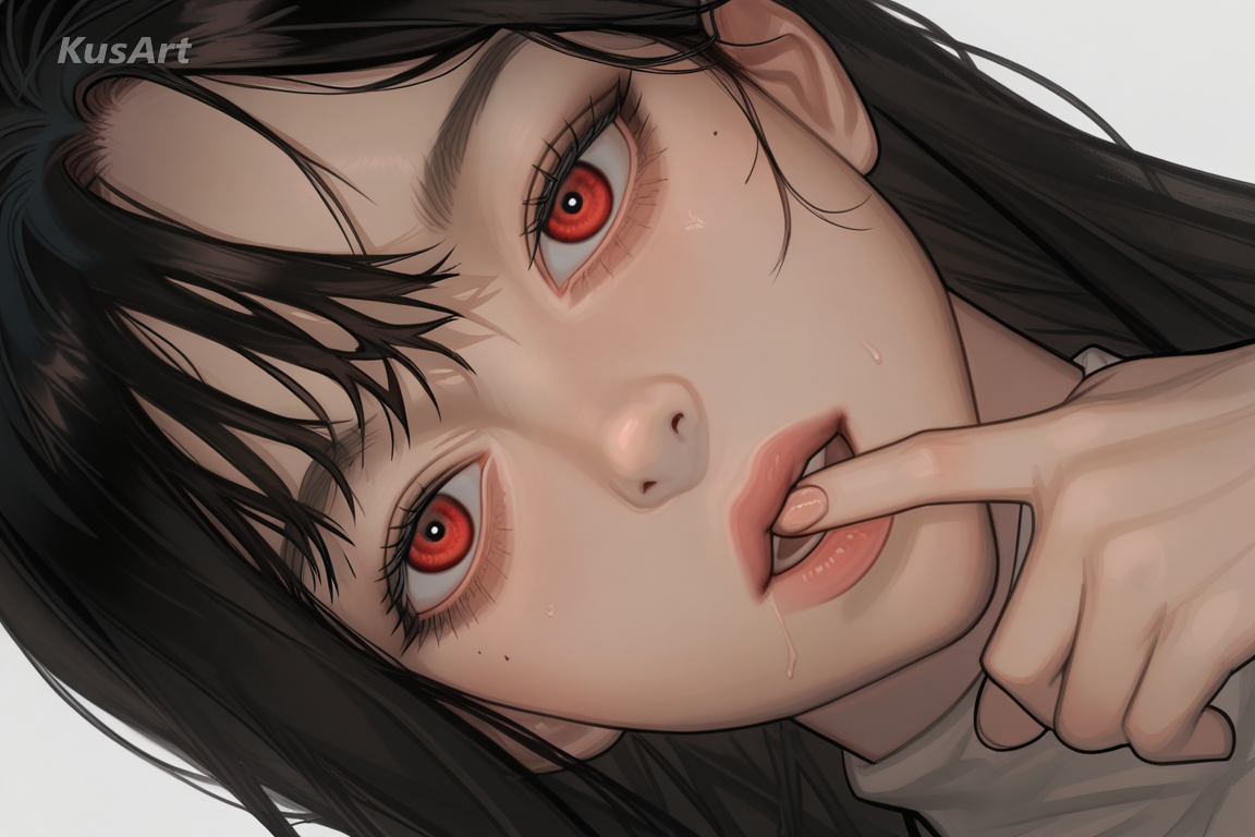 close-up portrait in colour, delicate eye and mouth modelling, faint flush, simplified body below, oil painting, high quality, masterpiece