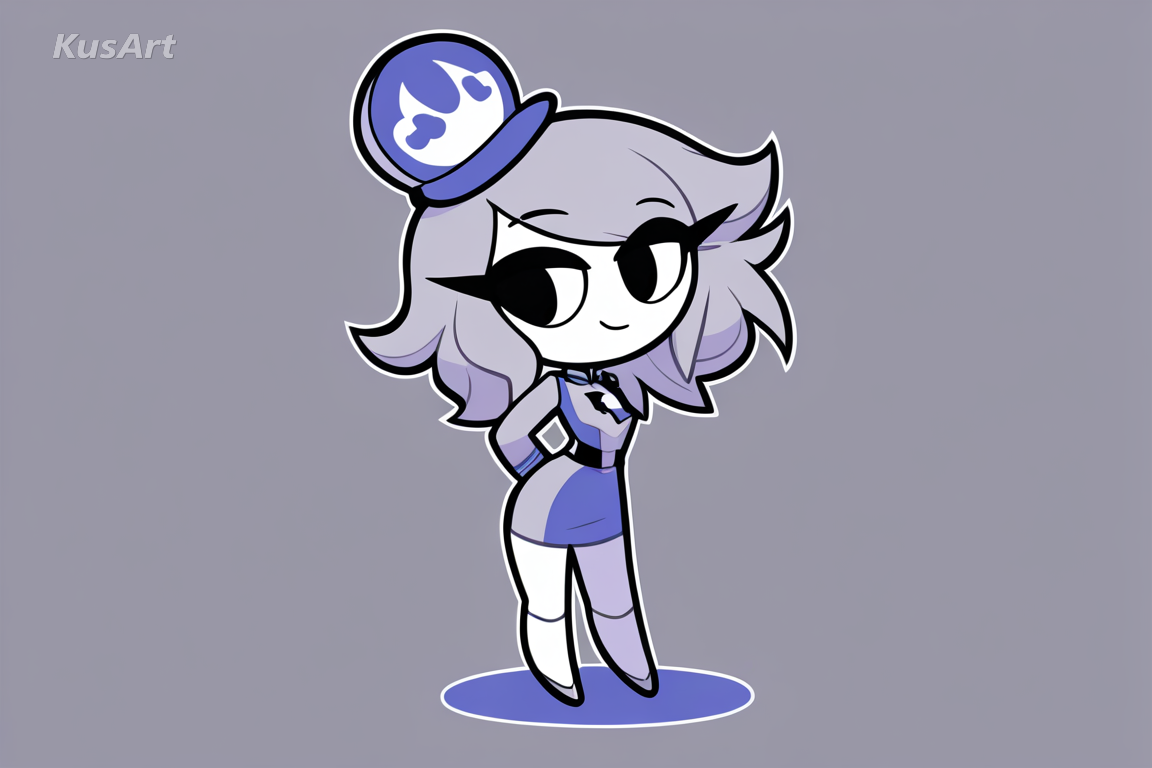 brand mascot in colour, flat toon design, uniform bold outline, simple flat palette, scalable design, high quality, masterpiece