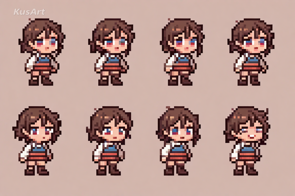 AI Generated Pixel Rétro 8 Bits