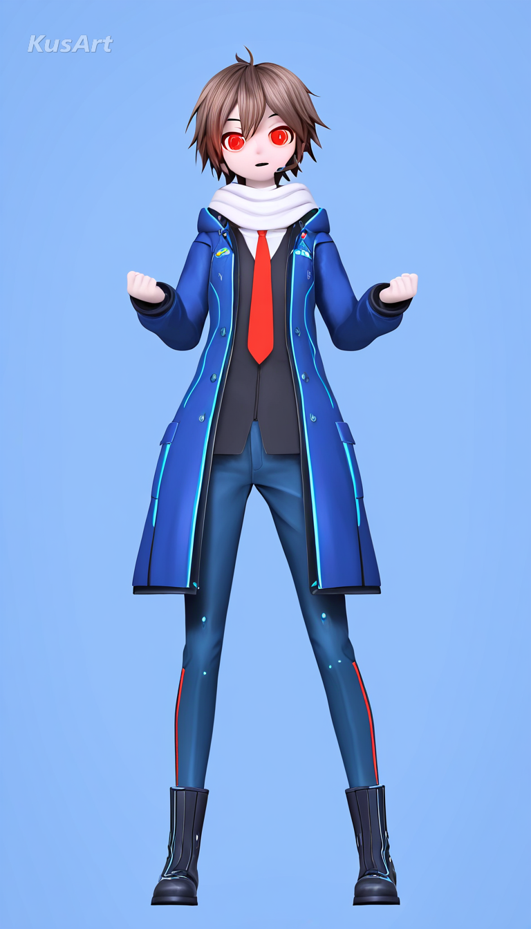 Exemple communautaire Rendu 3D MMD 3